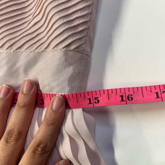 H&M Light Pink Strapless Pleated Maxi Dress NWT Size 10 - Picture 10 of 10